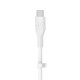 Belkin CAA009BT1MWH cable USB 1 m USB C USB C/Lightning Blanco