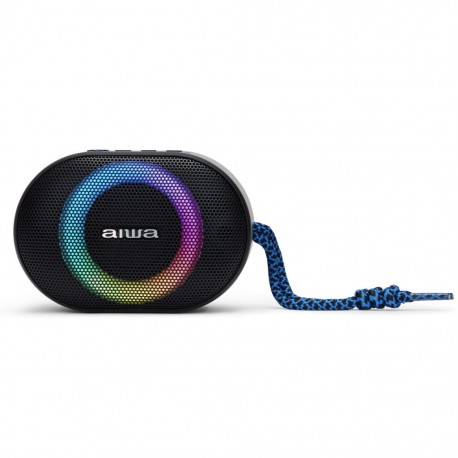 Aiwa BST-330BL altavoz portátil Altavoz portátil estéreo Negro, Azul 10 W