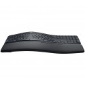 Logitech ERGO K860 teclado RF Wireless + Bluetooth Español Grafito - 920-010105