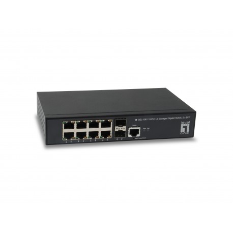 LevelOne GEL-1061 Managed network switch L2 Gigabit Ethernet (10/100/1000) 19U Negro