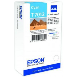 Cartucho Epson T70124010 cian XXL