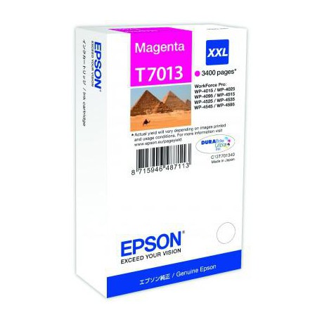 Cartucho Epson T70134010 magenta XXL