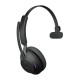 Jabra Evolve2 65, MS Mono Auriculares Inalámbrico Diadema Oficina/Centro de llamadas USB tipo A Bluetooth Negro