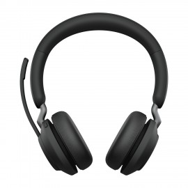 Jabra Evolve2 65, UC Stereo Auriculares Inalámbrico Diadema Oficina/Centro de llamadas USB tipo A Bluetooth Negro