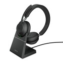 Jabra Evolve2 65, MS Stereo Auriculares Inalámbrico Diadema Oficina/Centro de llamadas USB Tipo C Bluetooth Negro