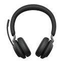 Jabra Evolve2 65, UC Stereo Auriculares Inalámbrico Diadema Oficina/Centro de llamadas USB Tipo C Bluetooth Negro