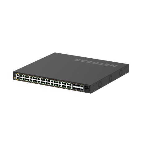 NETGEAR GSM4248P-100EUS switch Gestionado L2/L3/L4 Gigabit Ethernet (10/100/1000) Energía sobre Ethernet (PoE) Negro