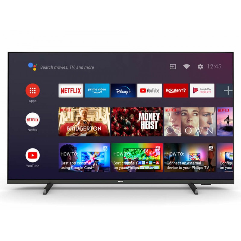 Philips 43pus740612 Televisor 1092 Cm 43 4k Ultra Hd Smart Tv Wifi Negro Procomponentes 3803