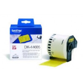 BROTHER DK-44605 Continuous Removable Yellow Paper Tape (62mm) DK-44605