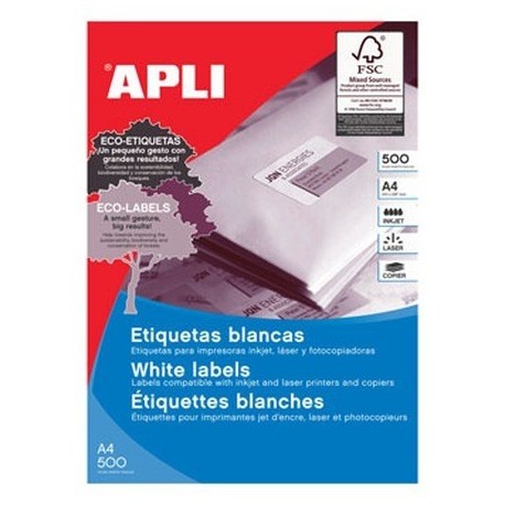 APLI 10559 Blanco etiqueta de impresora