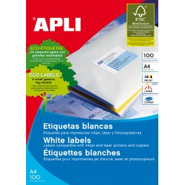 APLI 01271 etiqueta de impresora Blanco