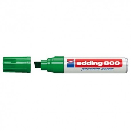 Edding 4-800 004 marcador permanente Punta de cincel Verde 5 pieza(s)