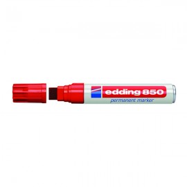 Edding 4-850 002 marcador permanente Punta de cincel Rojo 5 pieza(s)