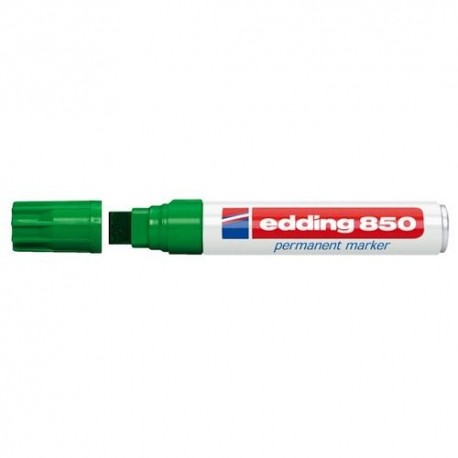 Edding 4-850 004 marcador permanente Punta de cincel Verde 5 pieza(s)