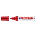 Edding 4-500 002 marcador permanente Punta de cincel Rojo 10 pieza(s)