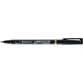 Staedtler 313-2 marcador permanente Punta redonda Negro 10 pieza(s)