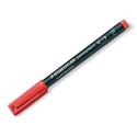 Staedtler Lumocolor 318-2 marcador permanente Punta redonda Rojo 10 pieza(s)