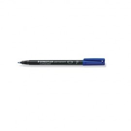 Staedtler 318-3 marcador permanente Punta redonda Azul 10 pieza(s)