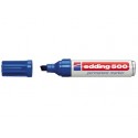 Edding 4-500 003 marcador permanente Punta de cincel Azul 10 pieza(s)