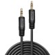 Lindy 35643 cable de audio 3 m 3,5mm Negro