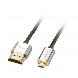 Lindy 41682 cable HDMI 2 m HDMI tipo A (Estándar) HDMI tipo D (Micro) Negro