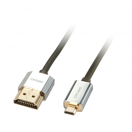 Lindy 41682 cable HDMI 2 m HDMI tipo A (Estándar) HDMI tipo D (Micro) Negro