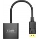 Vision TC-DPVGA/BL adaptador de cable de vídeo DisplayPort VGA (D-Sub) Negro