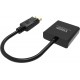 Vision TC-DPVGA/BL adaptador de cable de vídeo DisplayPort VGA (D-Sub) Negro