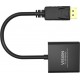 Vision TC-DPVGA/BL adaptador de cable de vídeo DisplayPort VGA (D-Sub) Negro