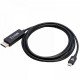 V7 V7USBCDP14-2M DisplayPort USB Tipo C Negro