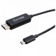 V7 V7USBCDP14-2M DisplayPort USB Tipo C Negro