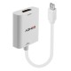 Lindy 41069 adaptador de cable de vídeo Mini DisplayPort HDMI tipo A (Estándar) Blanco