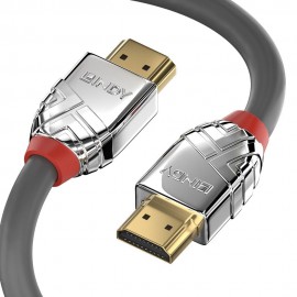 Lindy 37874 cable HDMI 5 m HDMI tipo A (Estándar) Gris, Plata