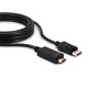 Lindy 36924 adaptador de cable de vídeo 5 m DisplayPort HDMI tipo A (Estándar) Negro