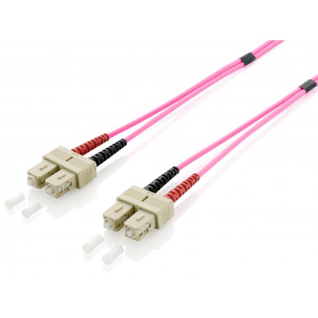 Equip 255522 cable de fibra optica 2 m SC OM4 Violeta - 4015867178720