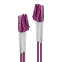 Lindy 46342 cable de fibra optica 3 m LC OM4 Rosa