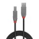 Lindy 36677 cable USB 10 m USB 2.0 USB A USB B Negro, Gris, Rojo