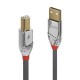 Lindy 36645 cable USB 7,5 m USB 2.0 USB A USB B Gris