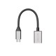 HYPER HD425D-GL cable USB 0,0176 m USB 3.2 Gen 2 (3.1 Gen 2) USB C USB A Negro, Plata