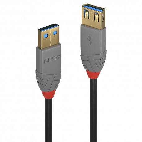 Lindy 36762 cable USB 2 m USB 3.2 Gen 1 (3.1 Gen 1) USB A Negro