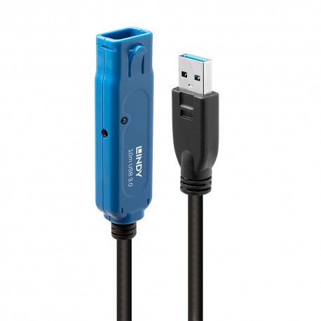 Lindy 43157 cable USB 10 m USB 3.2 Gen 1 (3.1 Gen 1) USB A Negro