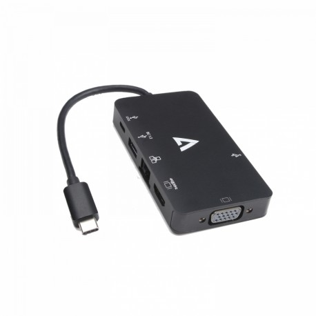 V7 CA06363 Adaptador gráfico USB 3840 x 2160 Pixeles Negro