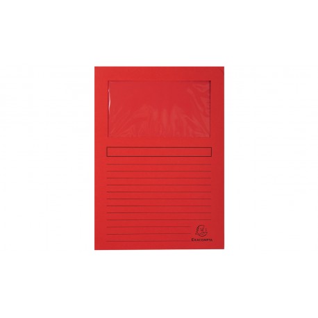 Exacompta 50105E carpeta Caja de cartón Rojo A4