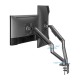 TooQ DB4132TNR-G soporte para monitor 81,3 cm (32'') Abrazadera/Atornillado Negro