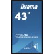 iiyama ProLite TF4339MSC-B1AG monitor pantalla táctil 109,2 cm (43'') 1920 x 1080 Pixeles Multi-touch Multi-usuario Negro