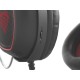 GENESIS Radon 300 Auriculares Alámbrico Diadema Juego Negro, Rojo