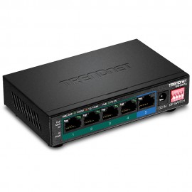 Trendnet TPE-TG51G switch Gigabit Ethernet (10/100/1000) Energía sobre Ethernet (PoE) Negro