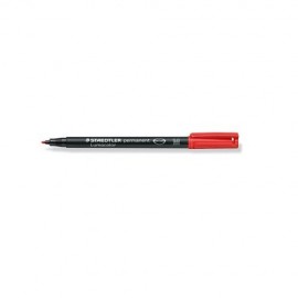 Staedtler 317-2 marcador permanente Punta redonda Rojo 10 pieza(s)