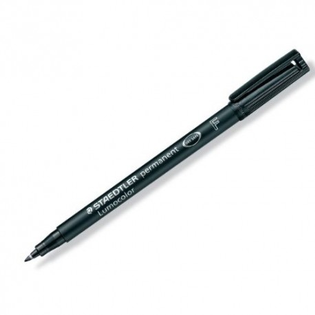 Staedtler 318-9 marcador permanente Punta redonda Negro 10 pieza(s)