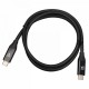 V7 V7USB4-80CM cable USB 0,8 m USB C Negro